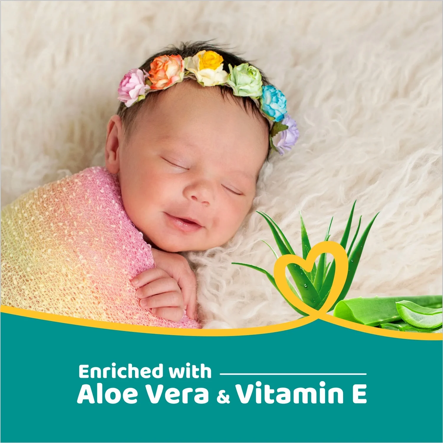 Tinyfit Soft Cleansing Baby Wipes Enriched with Aloe Vera & Vitamin E, 99% Water Based, Paraben & Rash Free