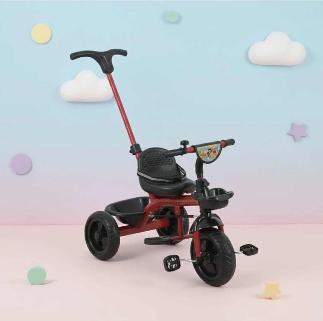 Kids Blue New Trike for age 1-5 Years Baby Kids Parental Tricycle Kids New Trike for age 1-5 Years Baby Kids Tricycle