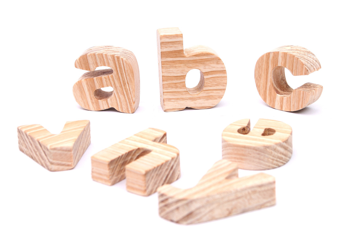 Wooden Educational & Learning, PreSchool - Alphabets (Lowercase)(Medium)(26 Pieces)
