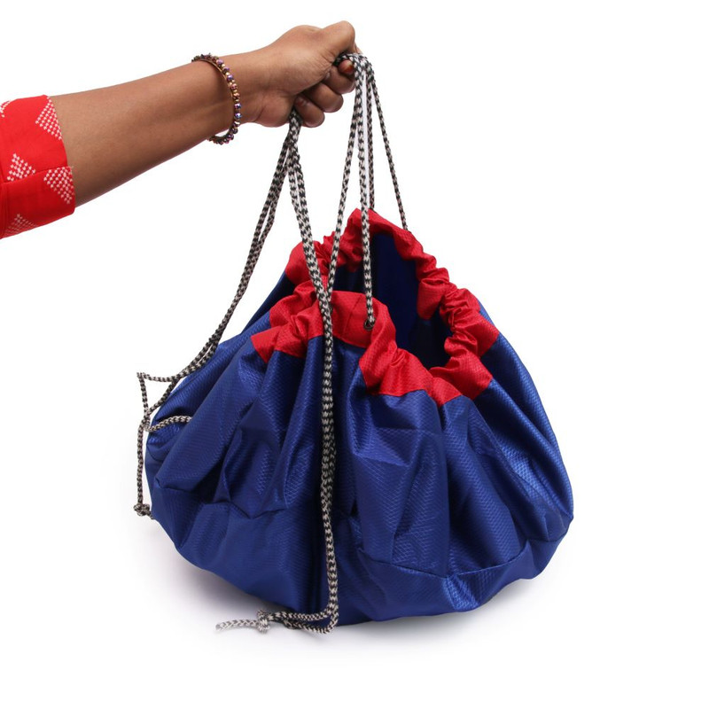 Toys Organizers Storage Bag Large Size Easy Tidy Play & Storage Mat , Drawstring Closure Waterproof Multipurpose Bag (Large)