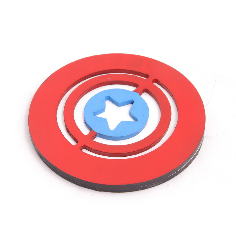 3D Avengers Fan Wooden Wall Decor - Captain America (1 Pieces)
