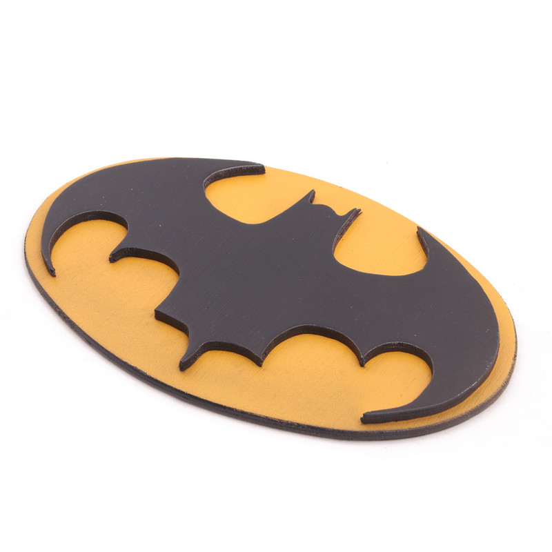 3D Wooden Wall Decor - Batman Symbol (1 Pieces)