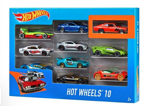 Toylura Hot Wheels Premium Alloy Car Collection - 10 Die-Cast Vehicles