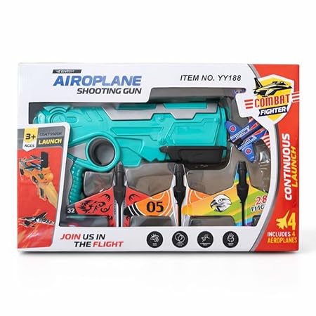 Toylura Aeroplane Launcher Gun Toy