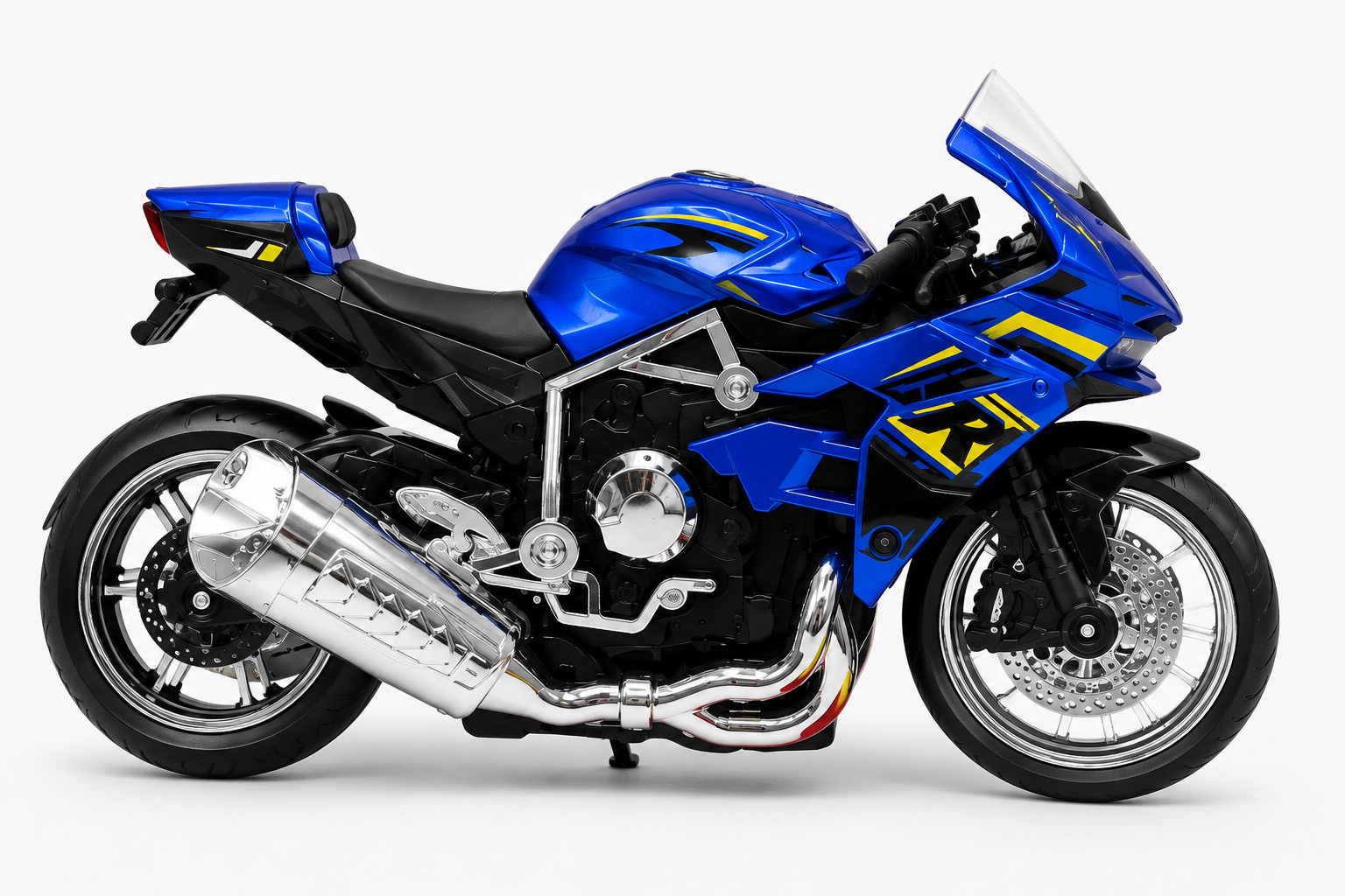Toylura Bike Eject Smoke Spray Toy for Kids - Realistic Exhaust Effect