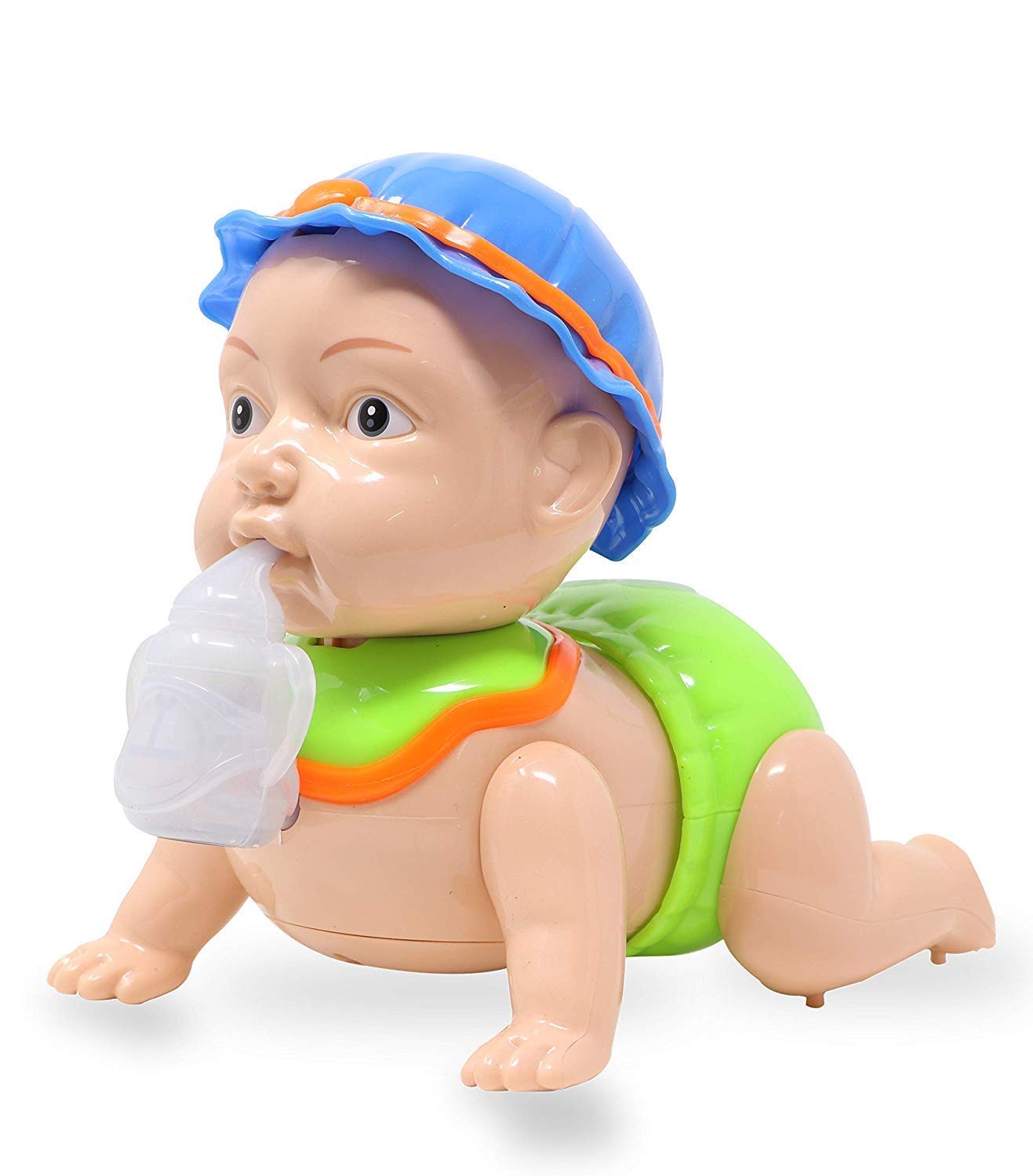 Toylura Cute Crawling Baby with Sound & Light Effects