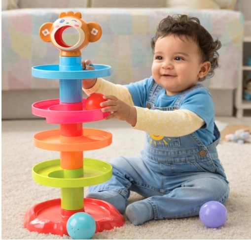 Toylura Roll Ball Toy for Kids - Fun Learning & Activity Game