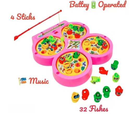 Toylura Magnetic Fishing Game Toy for Kids
