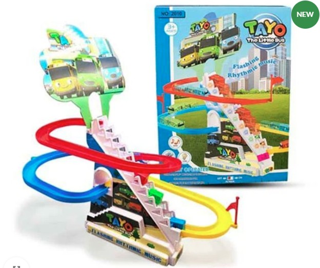 Toylura High-Speed Track Racer Toy with Racing Track