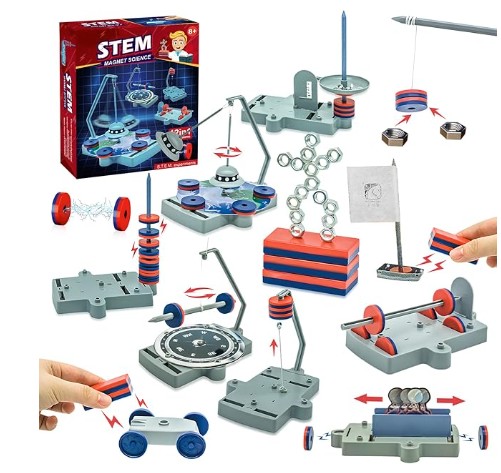 Toylura Annie 12-in-1 Magnetic Science Experiment Kit for Kids