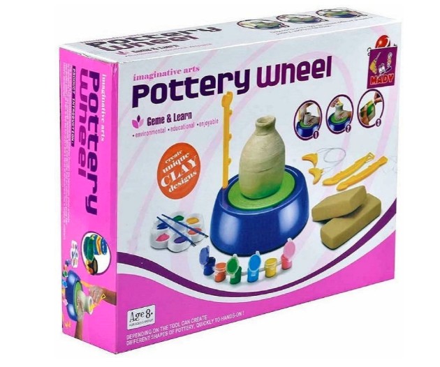 Toylura Creative Pottery Wheel Clay Craft Kit